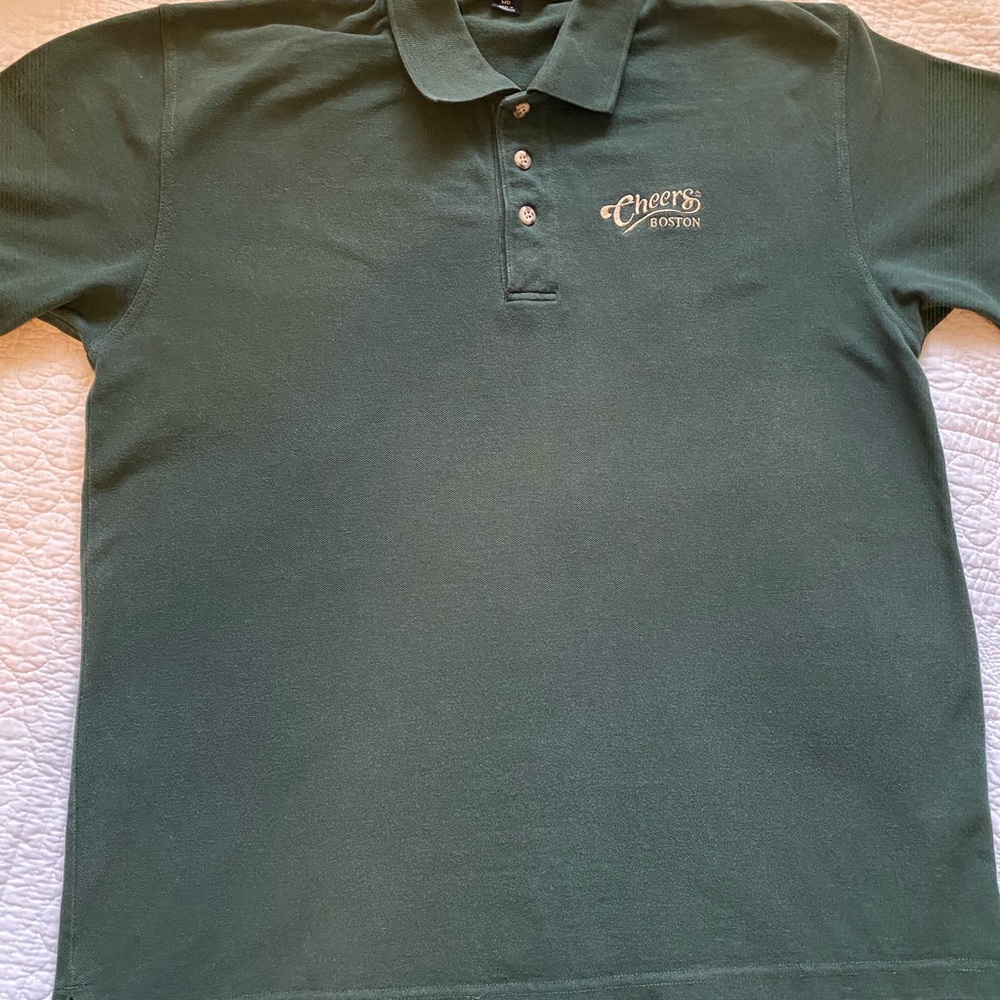🍺VINTAGE “Cheers” Polo Medium 1982-93 BOSTON 🍻